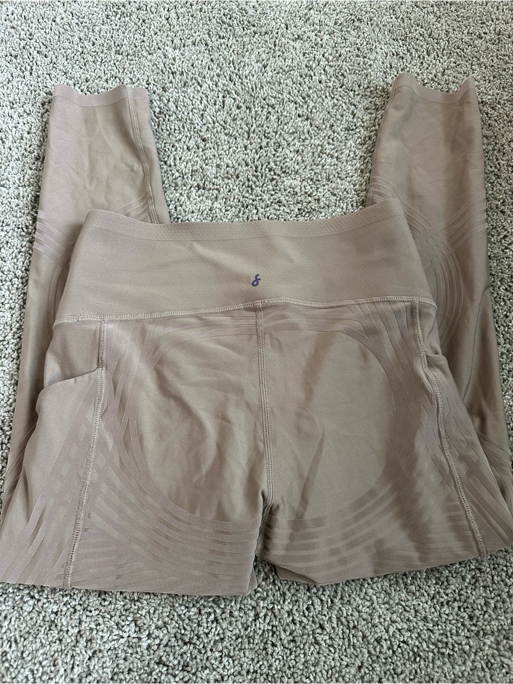 Fanka lift & sculpt high waist tan leggings size medium